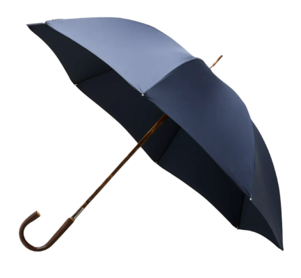 Davek Men's Savile Wood-Handle Umbrella